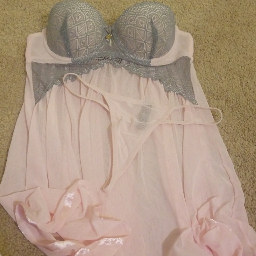 Never worn pink lingerie